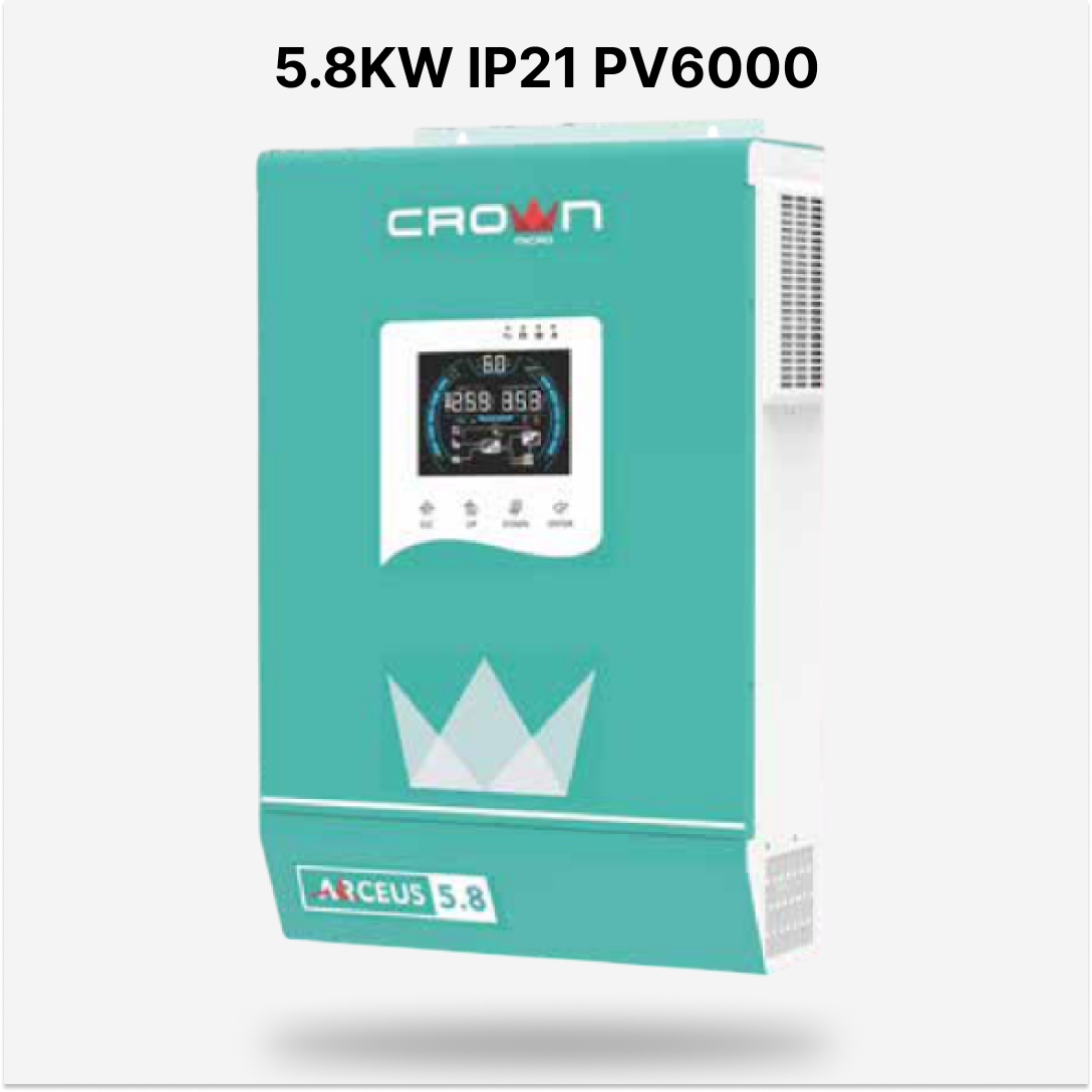 Crown Arceus 5.8KW Hybrid Solar Inverter