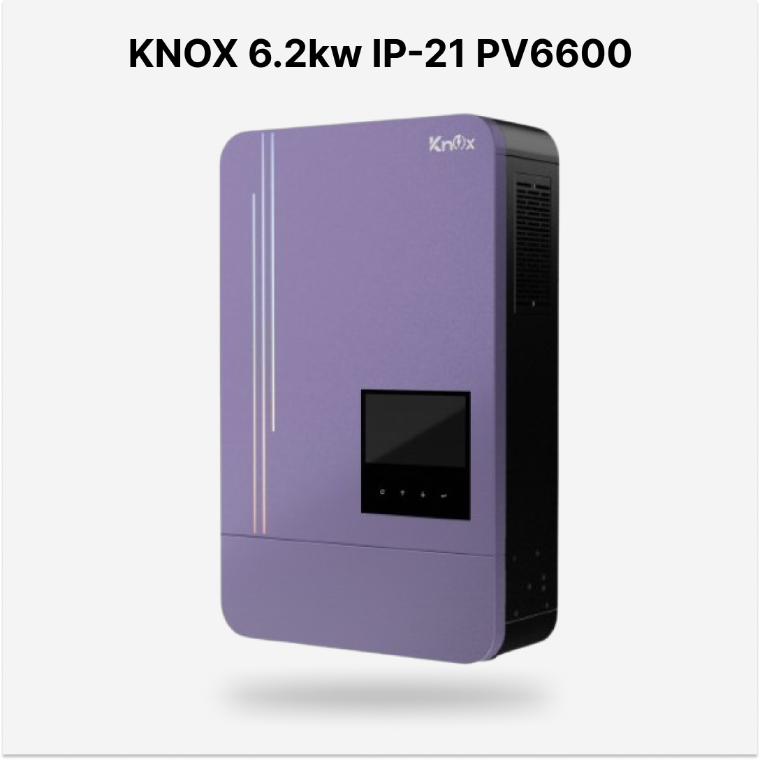 Knox Krypyon Eco 6.2KW IP-21 PV6600 Hybrid Solar Inverter