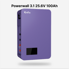 Knox Powerwall 3.1 25.6V 100Ah Lithium Battery