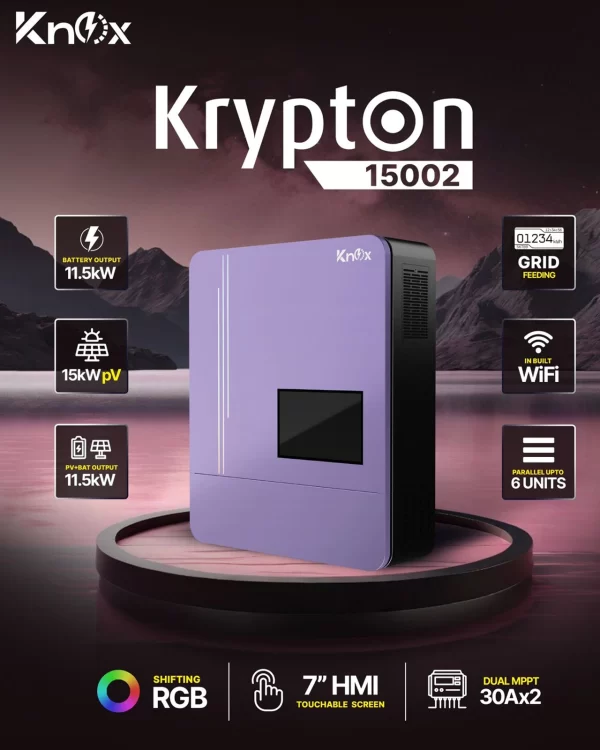 knox krypton 15002 11.5kw hybrid inverter price pakistan