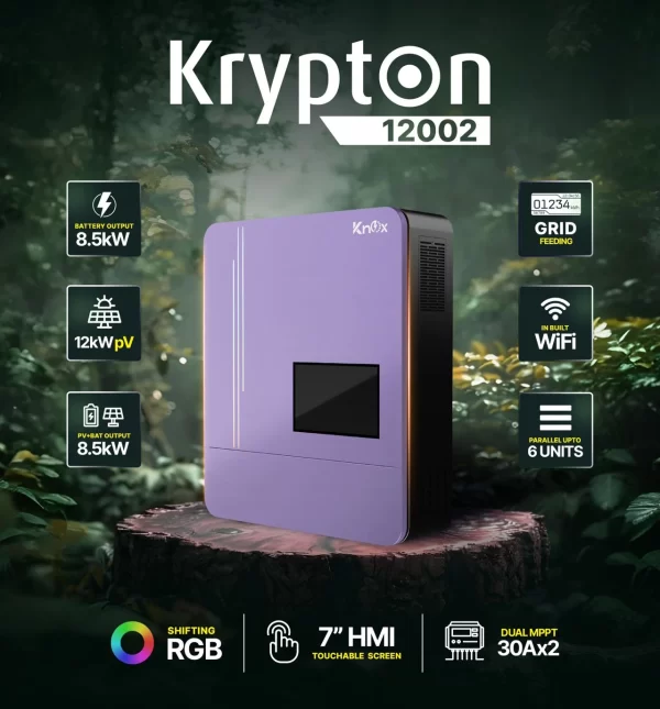 knox krypton 12002 hybrid solar inverter price